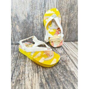HAVAIANAS DISNEY DUMBO FLIP FLOP SANDALS KIDS SIZE USA 6 C